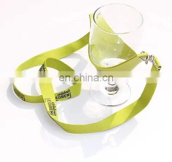 soccer tubular polyester polyester water bottle holder lanyards