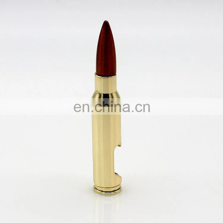 Wholesale promotional personalized Weapons bullet bottle opener