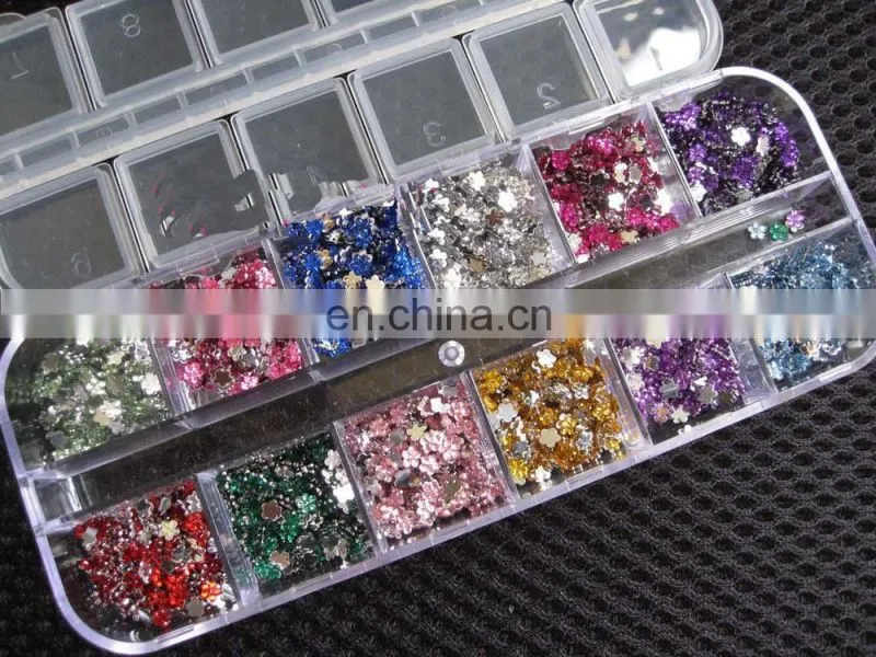 Rhinestones Nail Art Case Assorted Designs for Acrylic Tips UV Gel Deco