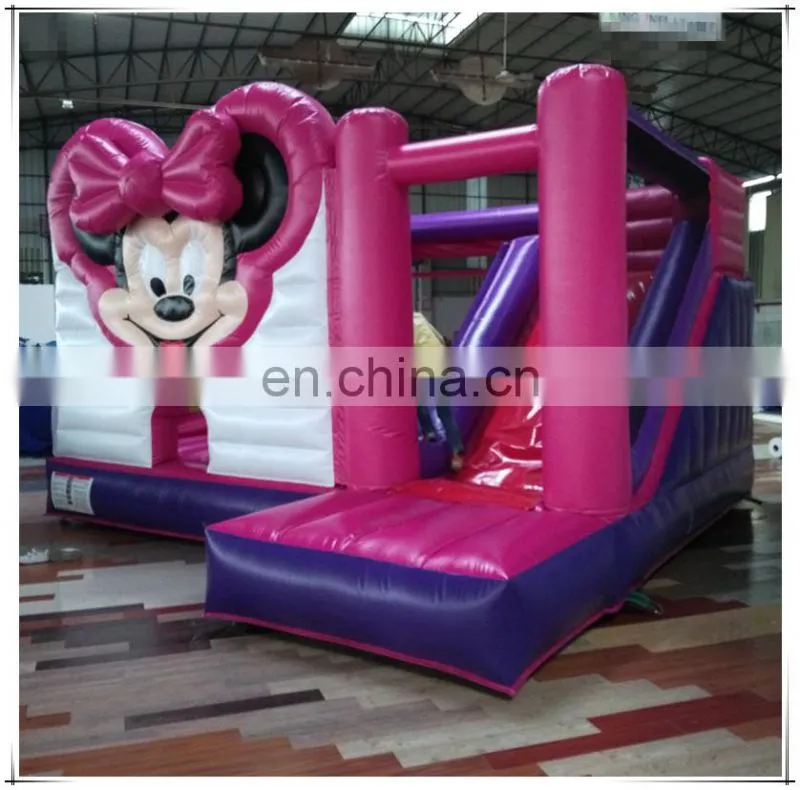 Guangzhou Factory Direct Sale Pink Jumping Castle, Children Inflatable Bouncer Castle