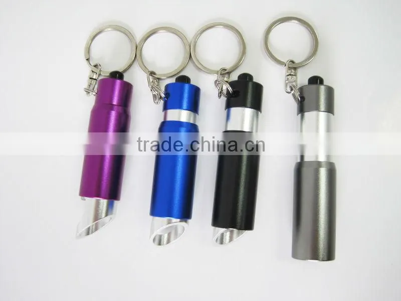 2014 new product 3led keychain flashlight torch bottle opener