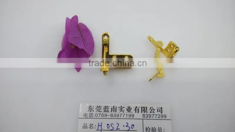 Wholesale Small Metal Gifts Box Spring Hinge Seven word buckle for jewelry boxes China manufacturer