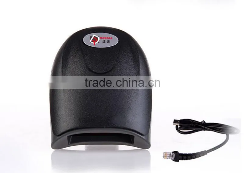 Portable laser wired barcode scanner with USB cable for supermarkett and POS system