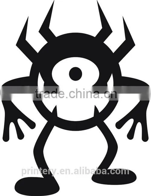 2014 Halloween cute decal high quality electrostatic window stickers, removable window stickers,gel window sticker