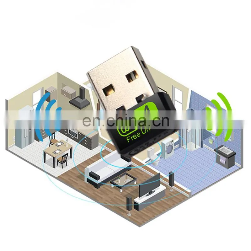 ALLINGE MDZ2649 Wholesale Wifi Receiver 150Mbps USB Wireless adapter Network Card Adapters For PC Laptop