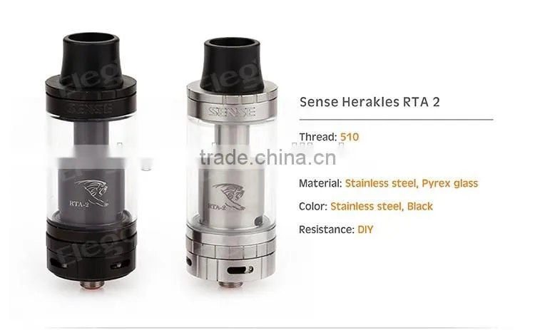 2016 Wholesale Authentic Sense Herakles RTA 2 DIY Tank Elego Stock
