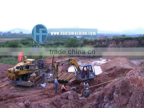 HFDP-15L hydraulic horizontal drilling tool with pipe rack, laying of electricity/comminications cable