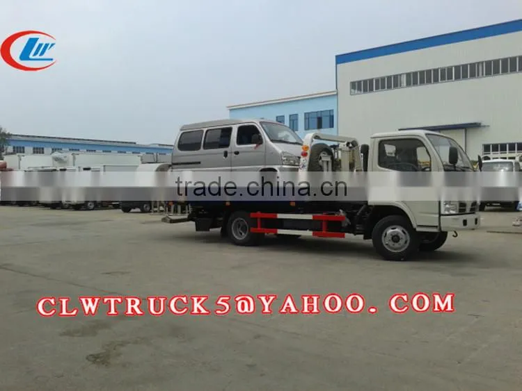 factory price 4-5t china tow truck sale in india,Dongfeng small 4X2 tow truck for sale