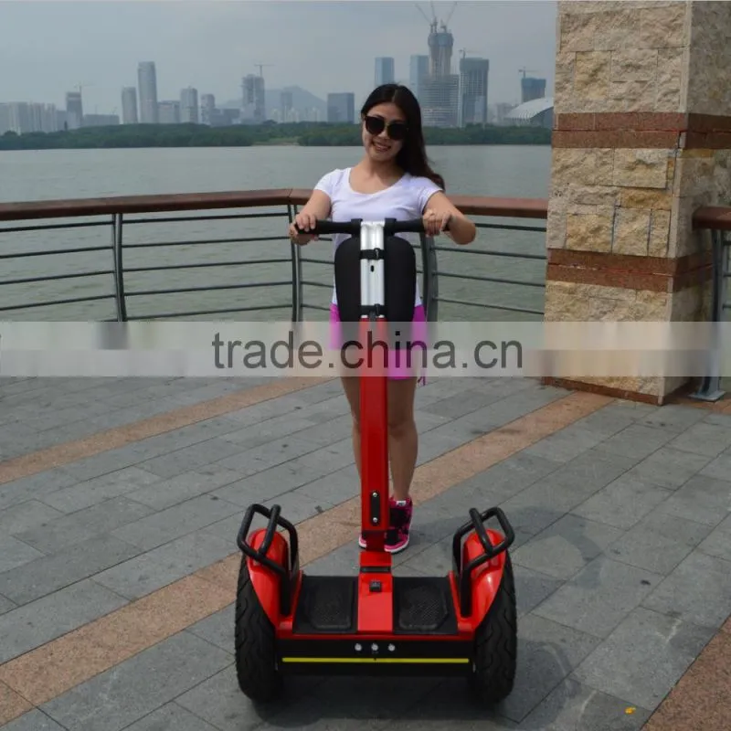Green power high-class Cross-country vehicle 2 wheel self-balancing electric scooter foldable