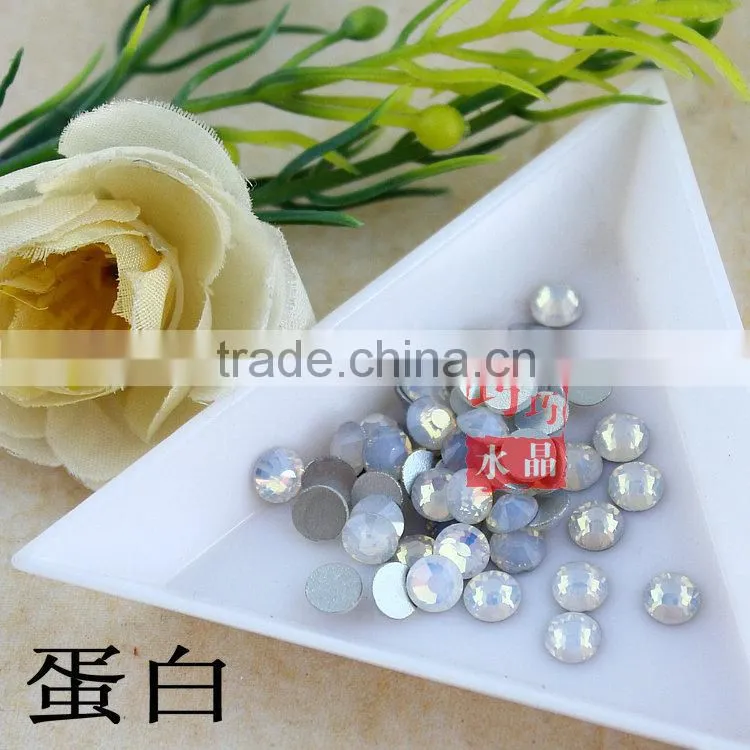 Wholesale Decorative Flat Back Round shape Crystal DMC Rhinestones ss8