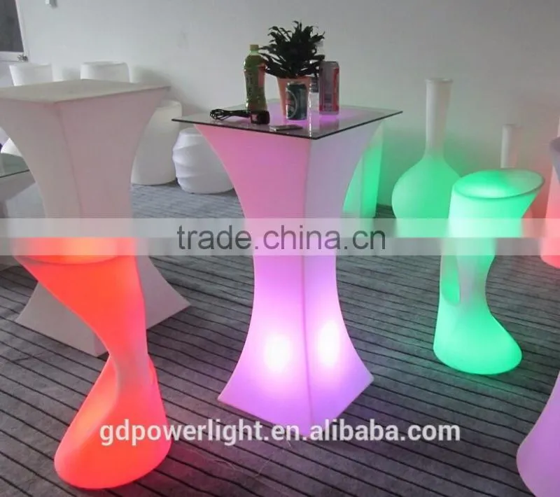 PE Plastic Bar Table with LED light & remote control YXF-4511