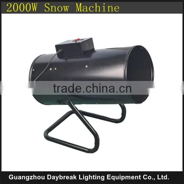 Disco Snow Machine Indoor Outdoor Powerful snow spray jet with Flight case 2000w DJ Night Club Snow
