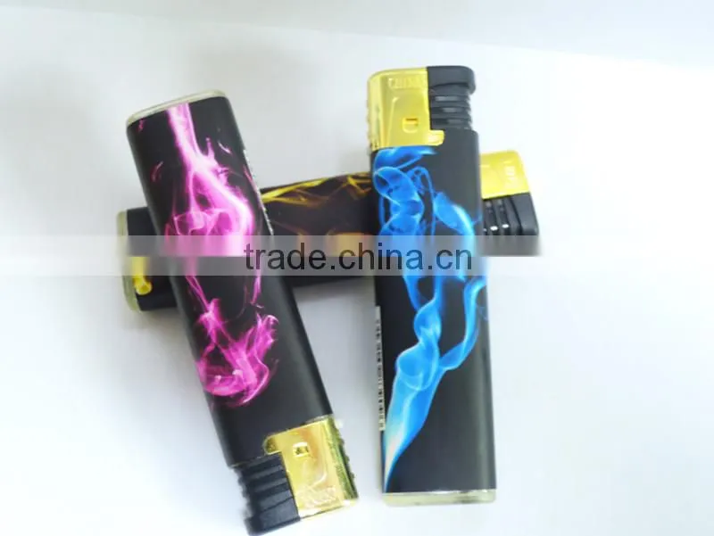 cheap price plastic electric windproof flame cigarette lighter