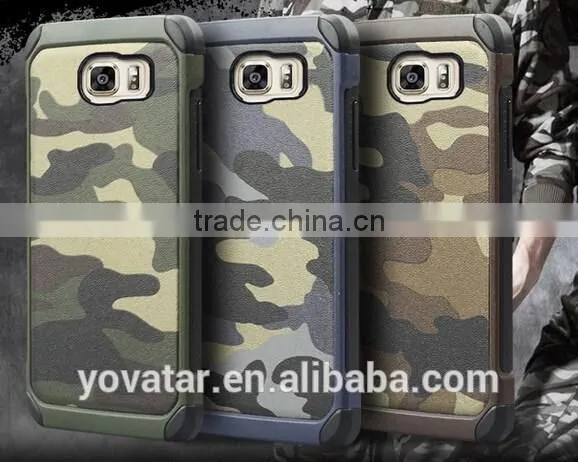 Camouflage Anti-Shock Mobile Phone Cover Armor PC-TPU Combo Phone Case For Samsung S7 S7Edge