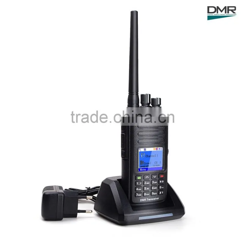 VITAI VDG-585 VHF/UHF 5W 1000CH GPS Function IP67 Waterproof Mototrbo Tier I&II DMR Digital Portable Transceiver