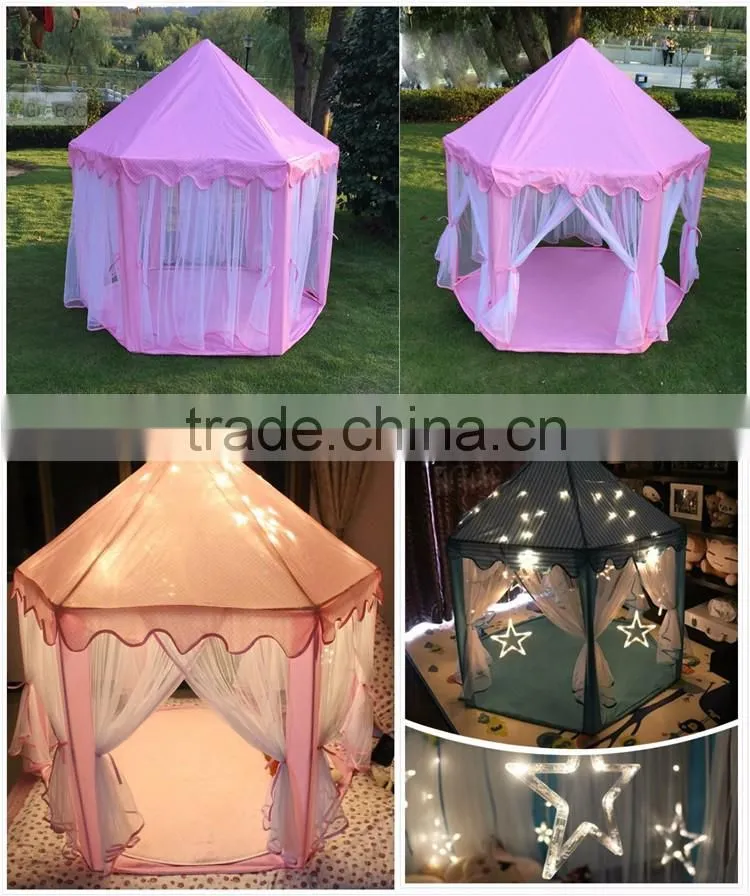 Children Hexagonal Princess Campaign Chinese Best Waterproof Family Canvas Cabin Wholesale Tents