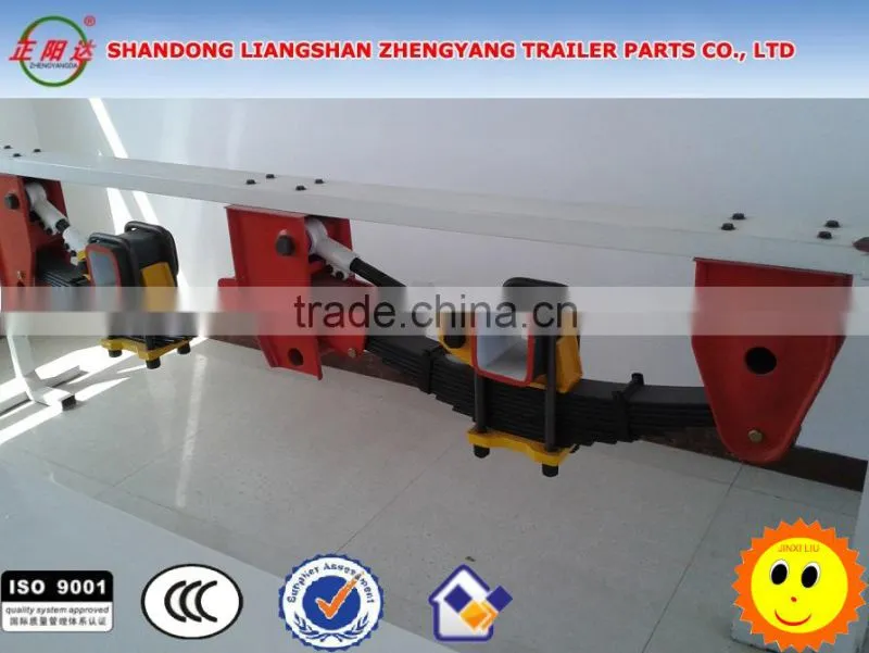 Top quality semi trailer parts suspension parts leaf spring underslung suspension