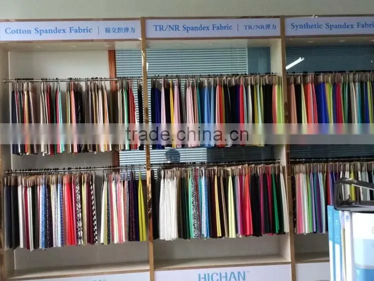 4 way strech polyester rayon spandex blend fabric handfeel softextile for garment using
