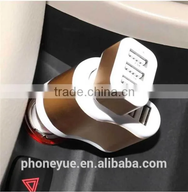 dual port car cigarette lighter socket adapter charger for iphone