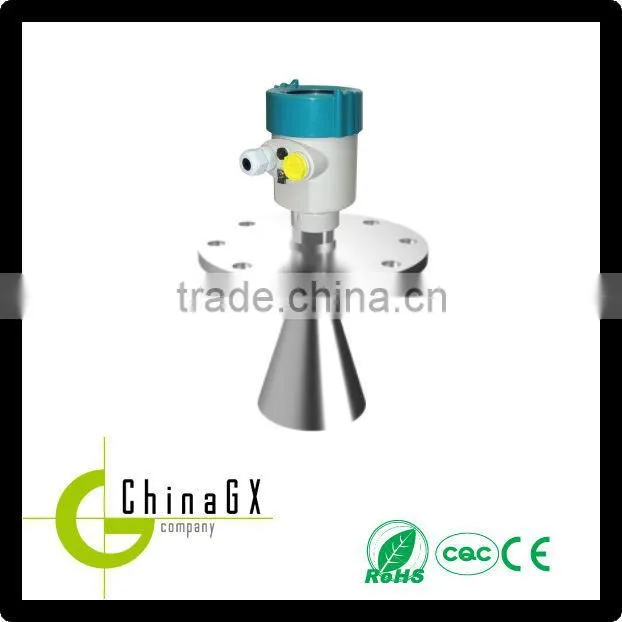 High frequency radar material level transmitter
