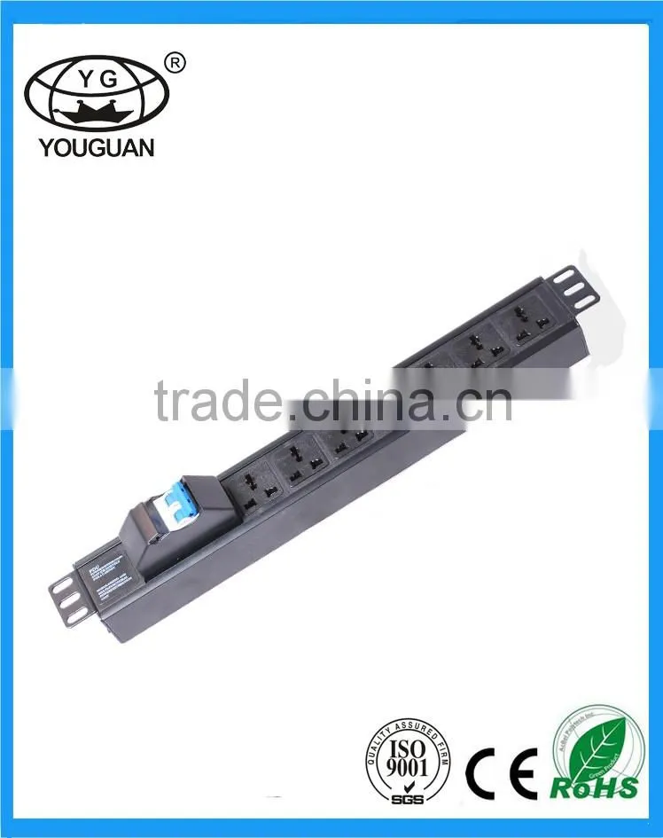 10A 'Universal type cabinet Socket Strip PDU