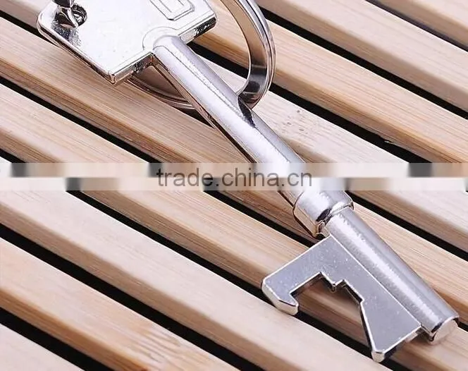 New Bottle Opener Key Ring Keyring Chain Metal Bar Tool