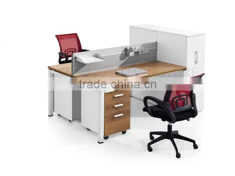 Modern computer table 2 person workstation desk furniture (SZ-WSB356)
