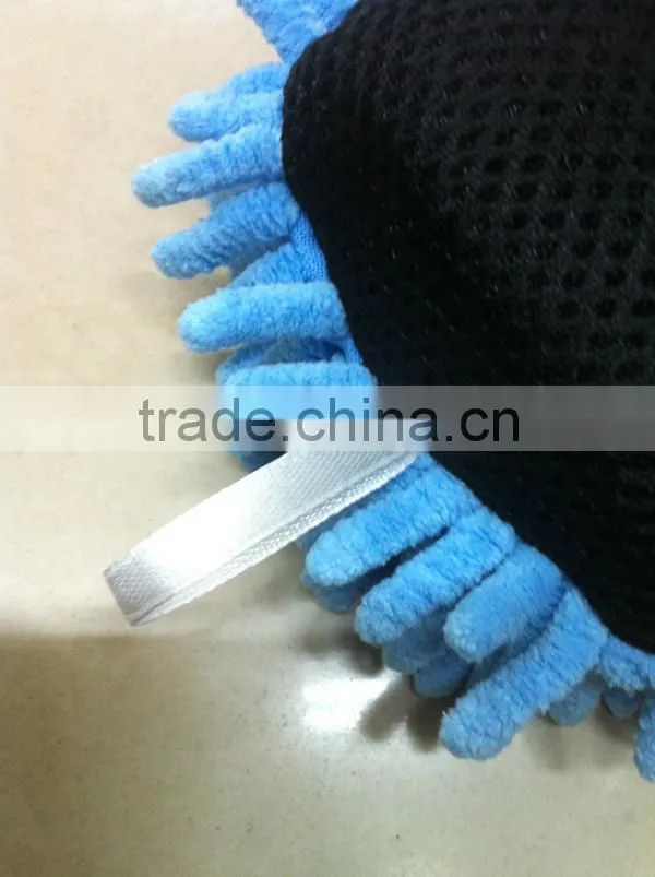 Microfiber Chenille Sandwich Sponge Pad For Car Care