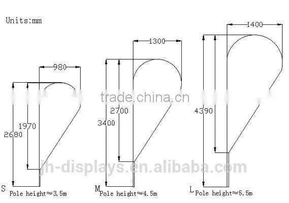 flying banner teardrop banner /feather banner