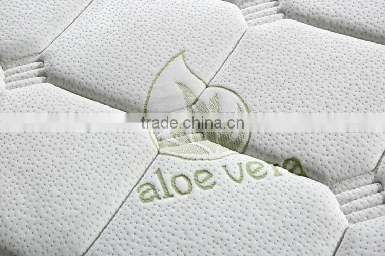 Aloe vera healthy and nice pillow top spring mattress