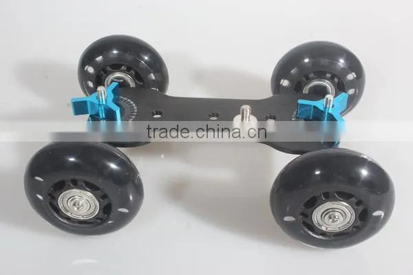 Super Mute Camera Video DSLR Movie Track Skater Dolly Skater Table Top Dolly Skater
