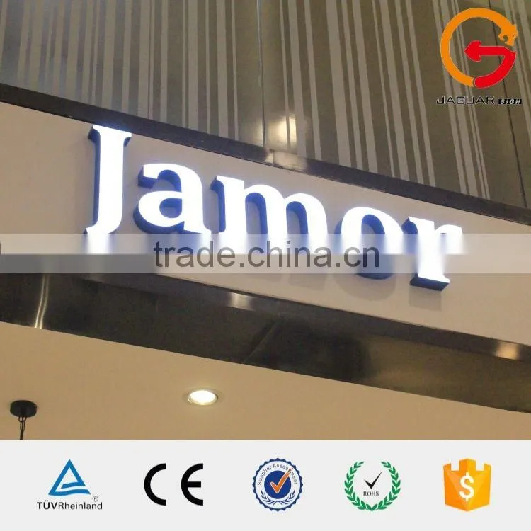 2016 hot sale 3D channel letter on LED signage signboard