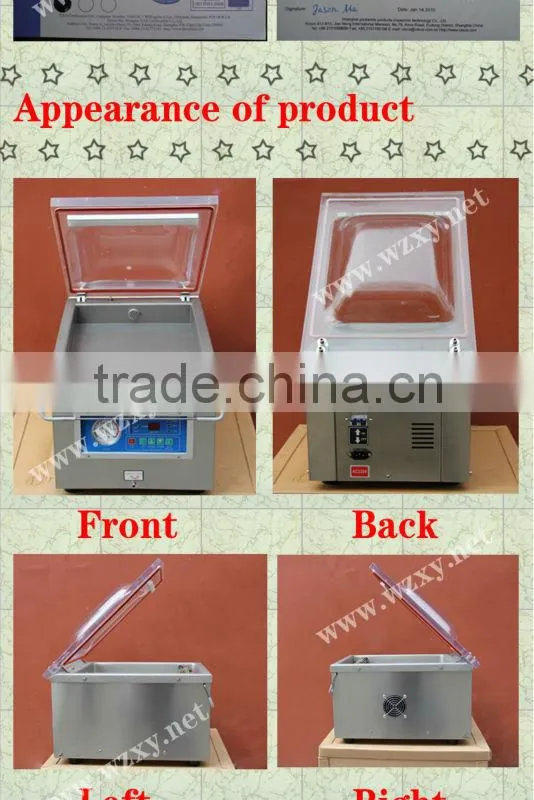 Table top vauum packing machine seal
