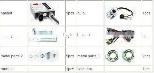 Motorcycle hit xenon kit