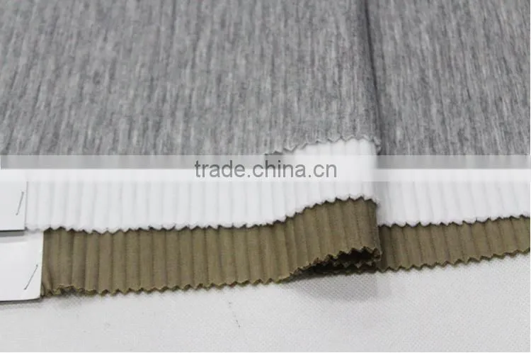 80 cotton 20 polyester knitting jacquard air layer fabric