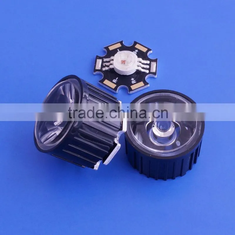 1W 3W RGB led pcb board with Optical lens