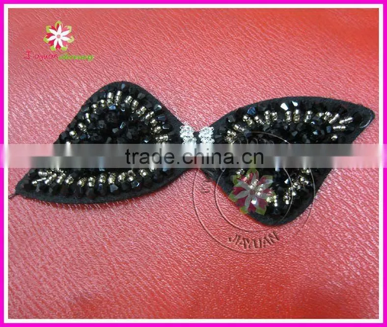 beaded and crystal applique