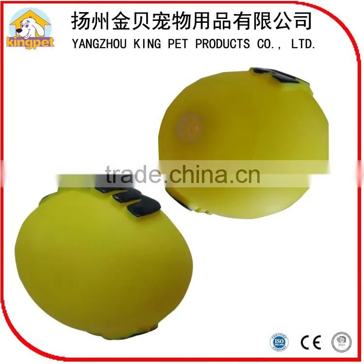 Eco friendly customized colorful squeaky rubber ball for dogs