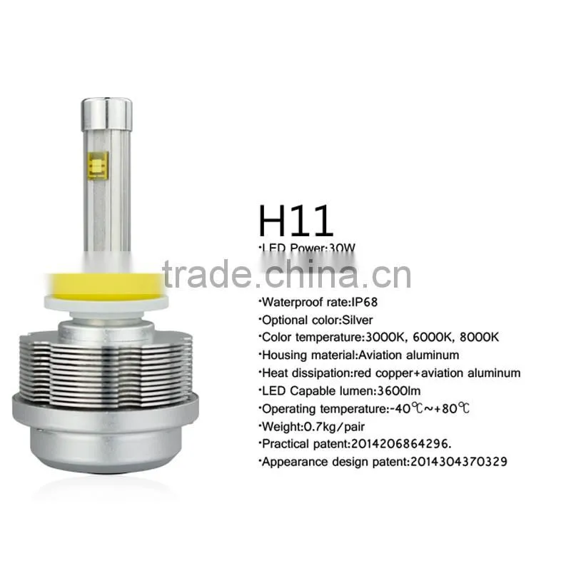 Auto H8 H9 H11 China Led Headlight 2s Car Led Head Lamp