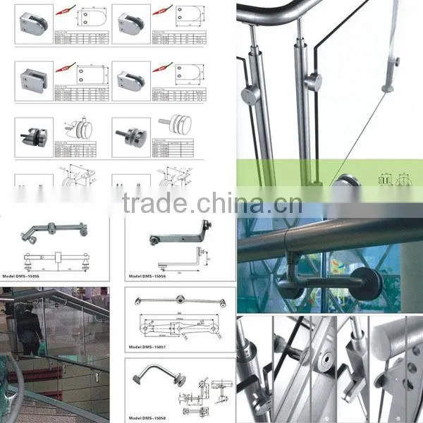 glass standoff hardware/glass tempered/glass shelf clips