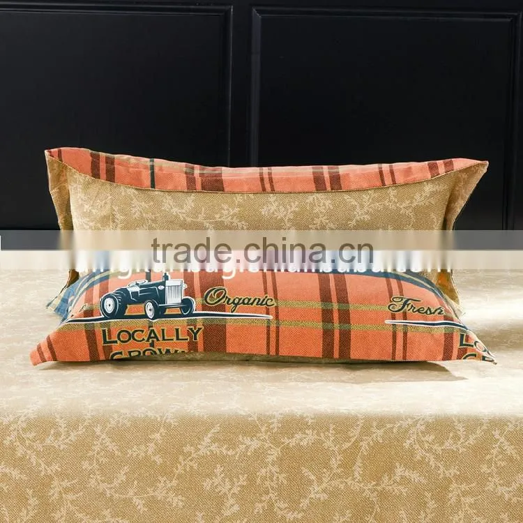 2015 wholesale best fashion promotion Cotton Pillow Cover