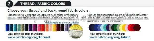 Eco-friendly 3D embroidery patch for clothing