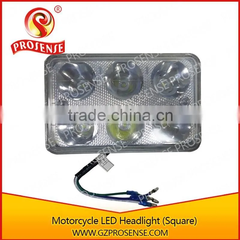 12V Motorcycle LED Headlight (Square)