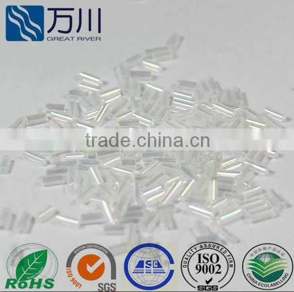 opaque bugle glass beads