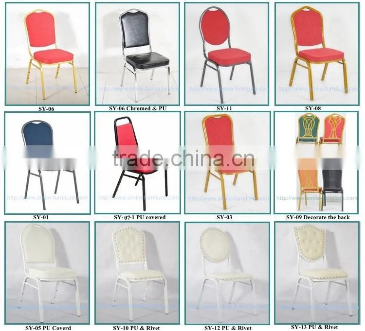 Strong comfortable black stackable theater chair from China