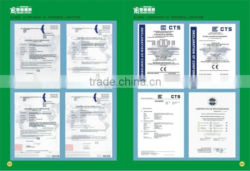 led lights wall washer in studio film with 2 years warranty Singbee SP-2015
