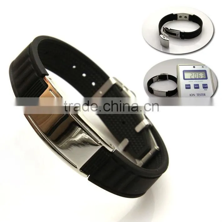 Customized Logo&Colour Titanium Energy Sport Bracelet