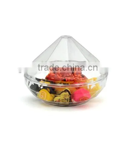 cup type plastic material diamond candy dessert cup for party