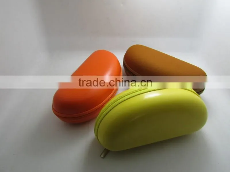 Macarons zipper promotional cheap EVA glasses case