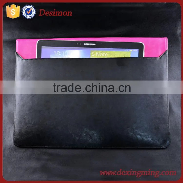 7 inch leather tablet sleeve/minion case tablet sleeve hoster/custom tablet pc sleeve pouch